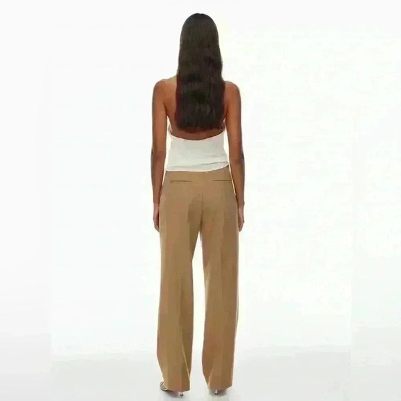 WILFRED Softly structured high-waisted wide-leg trousers - Picture 2 of 14